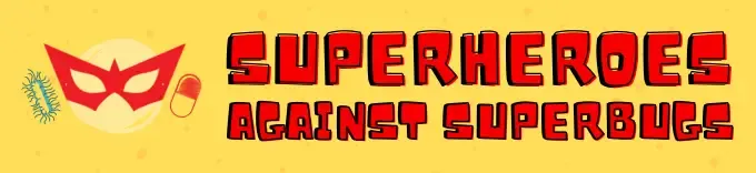 Super Heroes Again Super Bugs (LOGO)